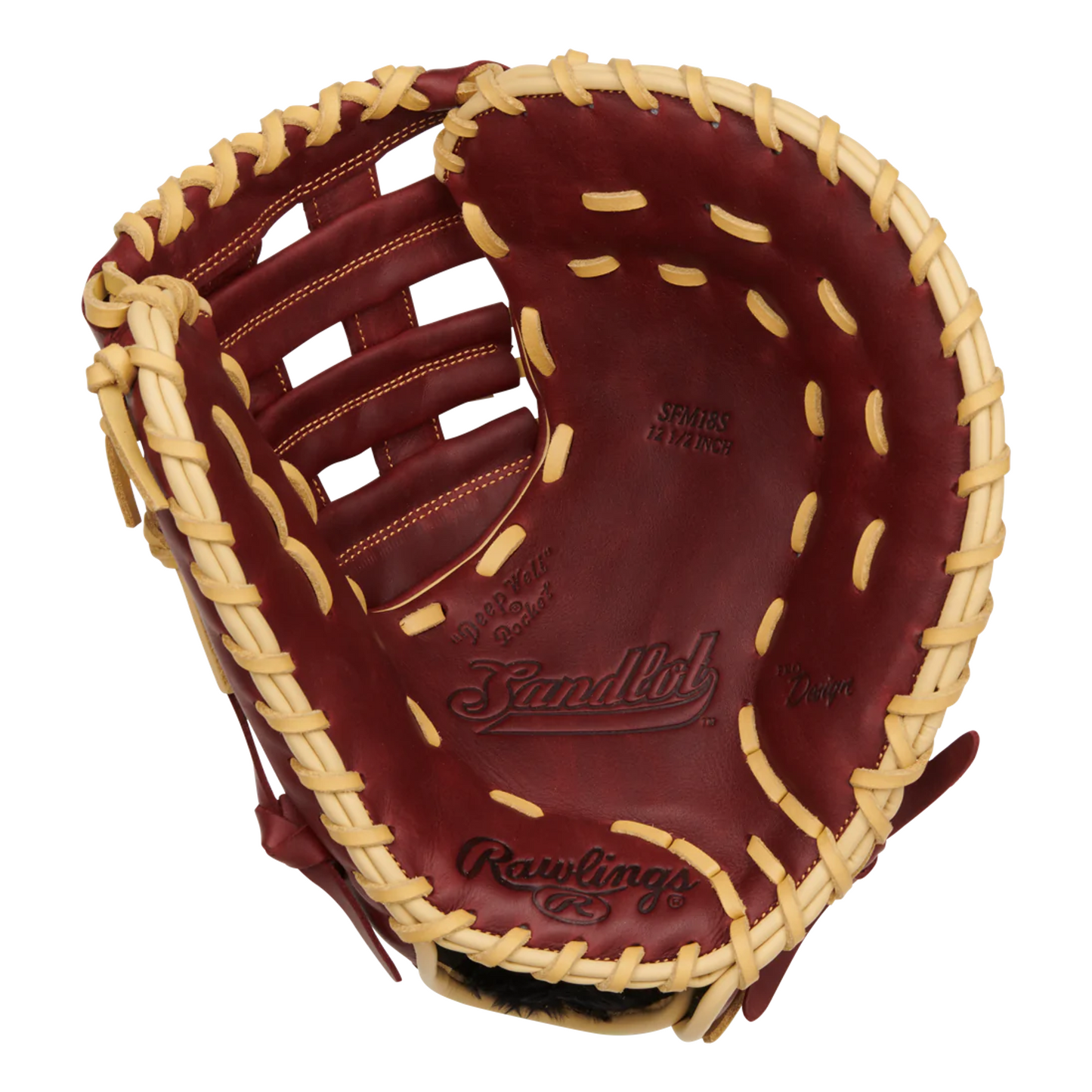 Kit De Réparation Lacet Pour Gant De Baseball Ou Softball - Seiria - Lanière En Cuir 4,53 X 3,98 Pouces - Naturel